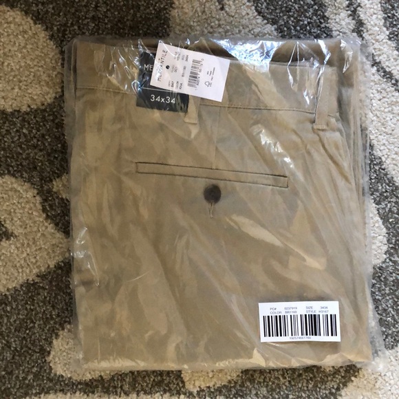 JCrew Slim-fit flex khaki pant NWT 34/34 khaki - Picture 5 of 6